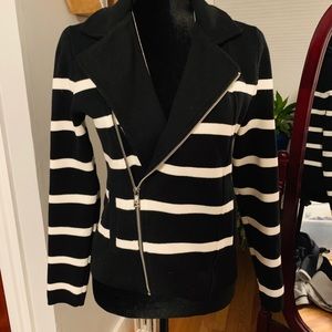 Asymmetrical full zip moto jacket (NEVER WORN)